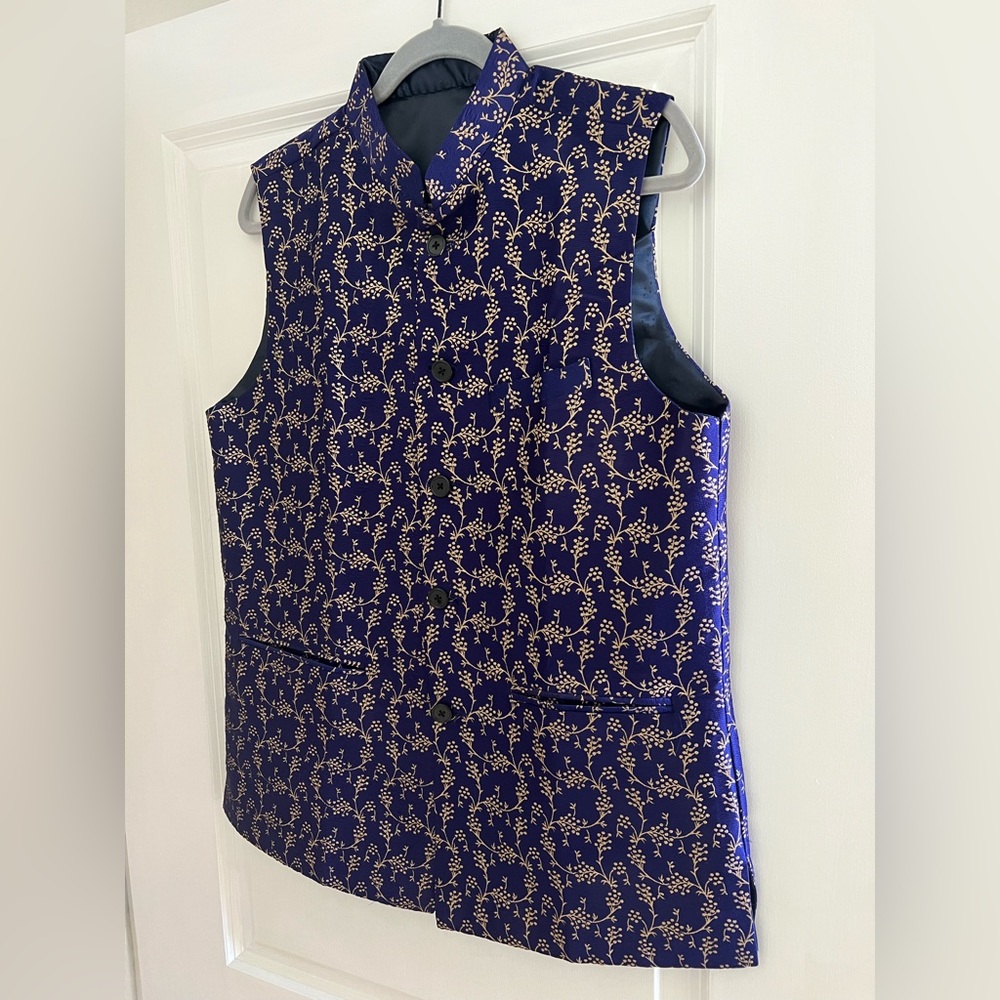 Men’s printed vest-jacket